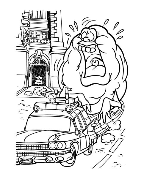 Printable Ghostbusters Coloring Pages